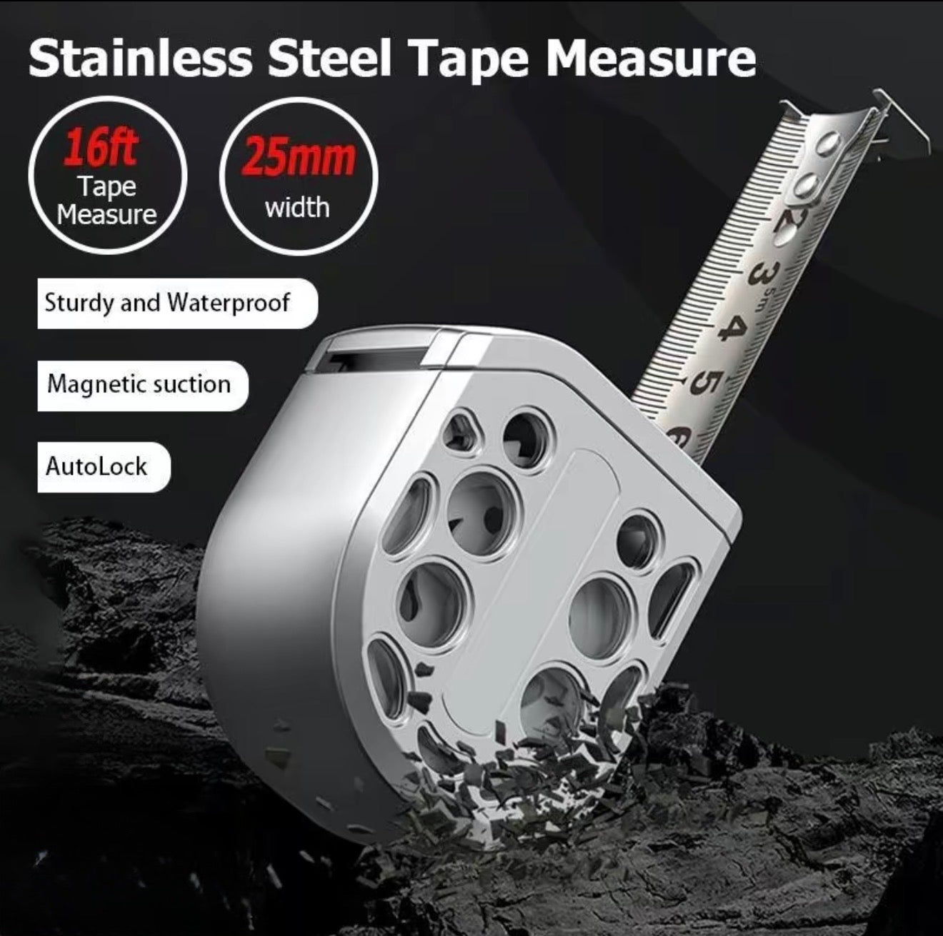 Cinta Métrica Precision SteelPro - 16 Pies