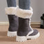 Winter Lace-up Snow Boots for Women - Plush Warm Chunky Heels