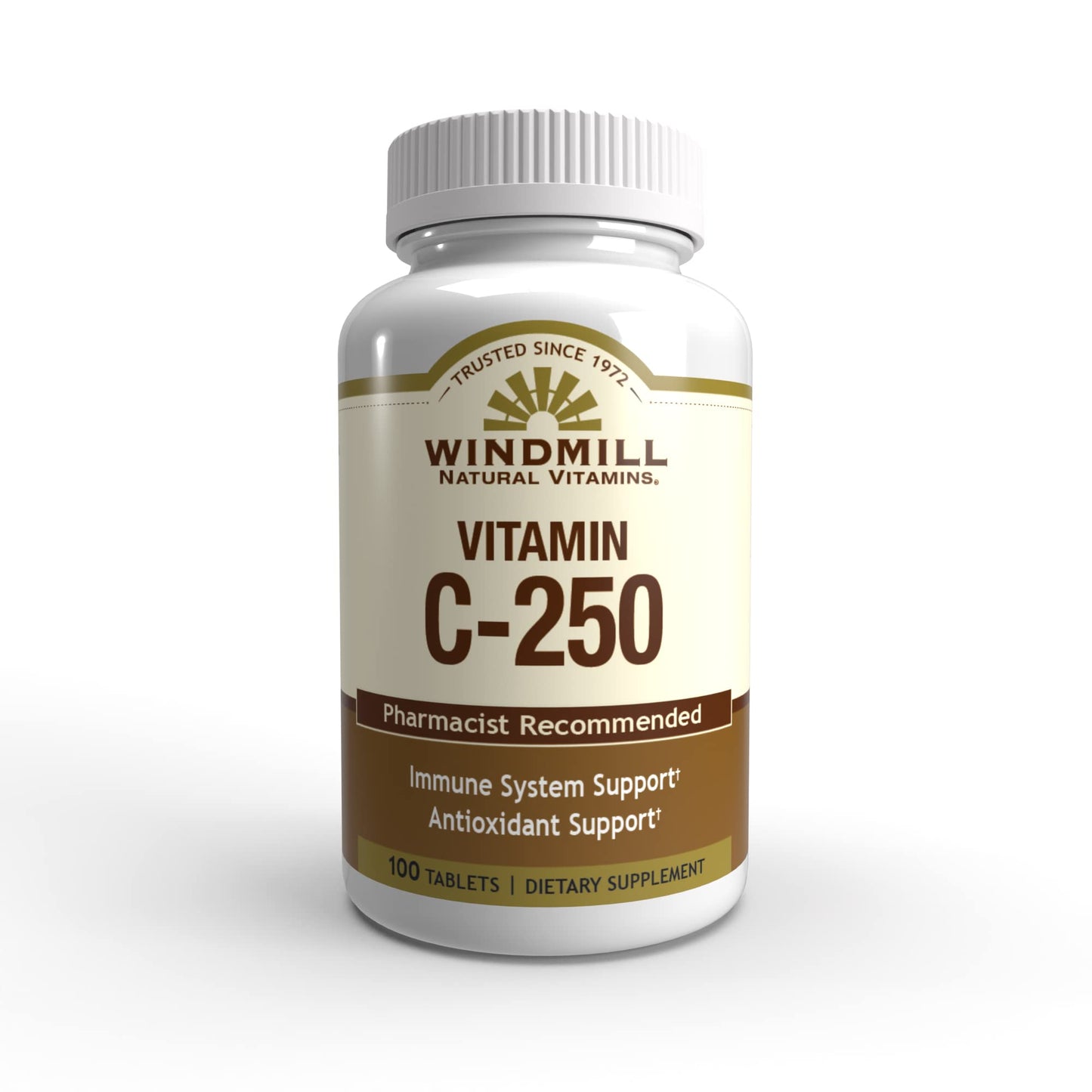 Windmill Vitamin C 250mg Tablets - 100 Count