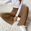 Ribbed High Waist Pants
