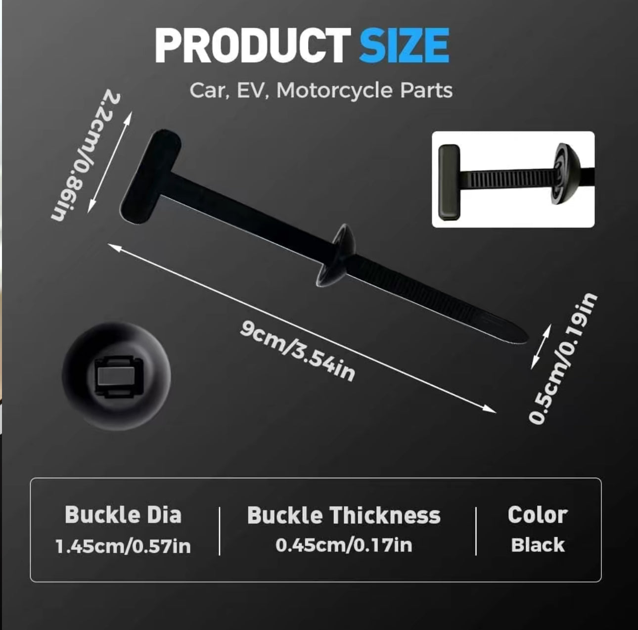 ZipLock Pro Heavy Duty Cable Ties - 50PCS Set