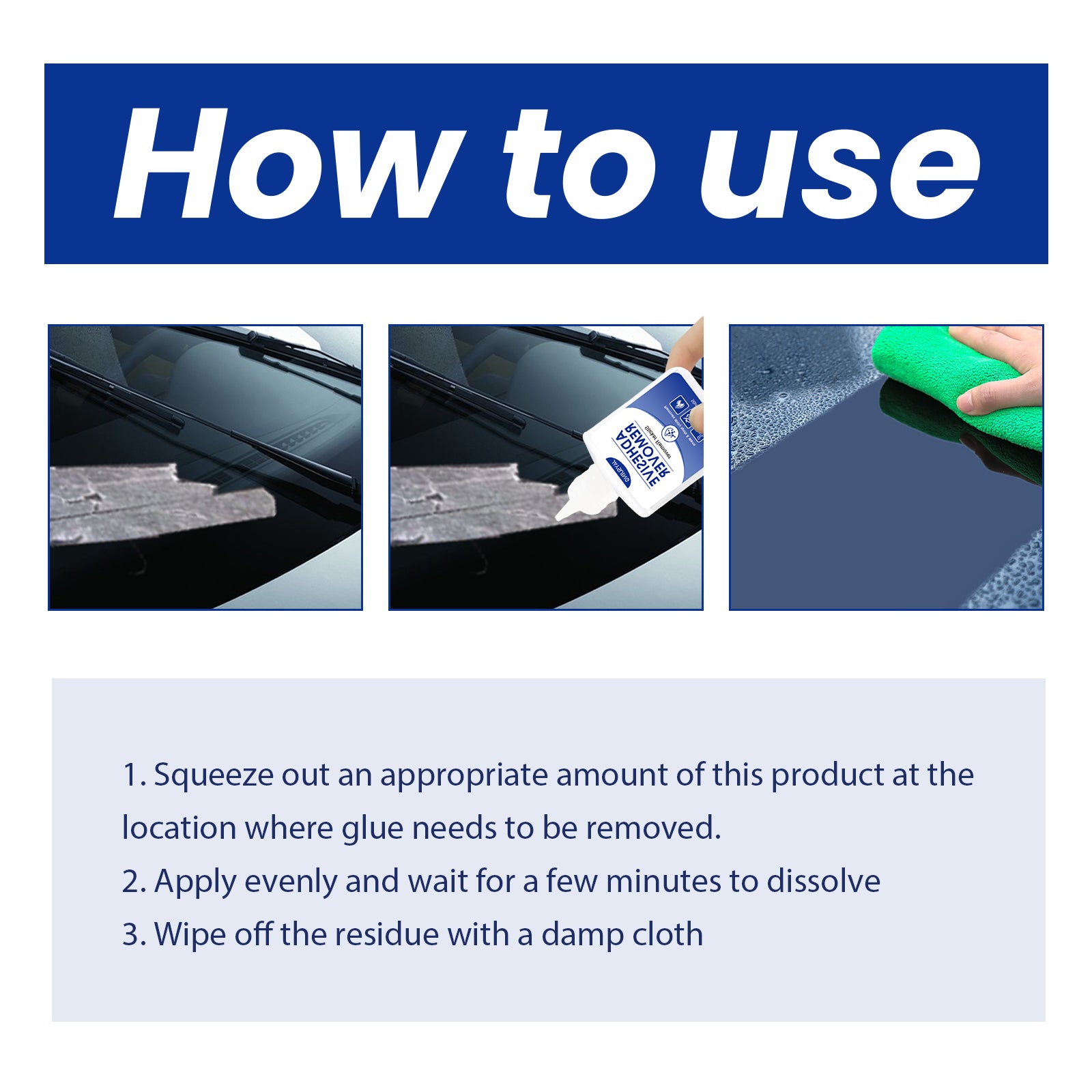 Adhesive Remover, Auto Multi-Functional Adhesive Remover Adhesive Cleaning Decontamination Powerful Remover - Korvel