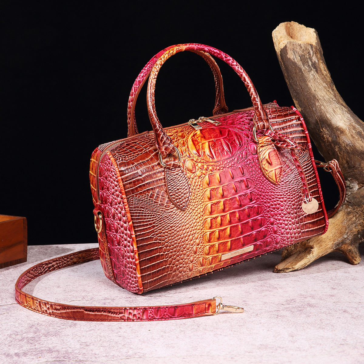 Elegant Retro Women's Crossbody Satchel Bag
