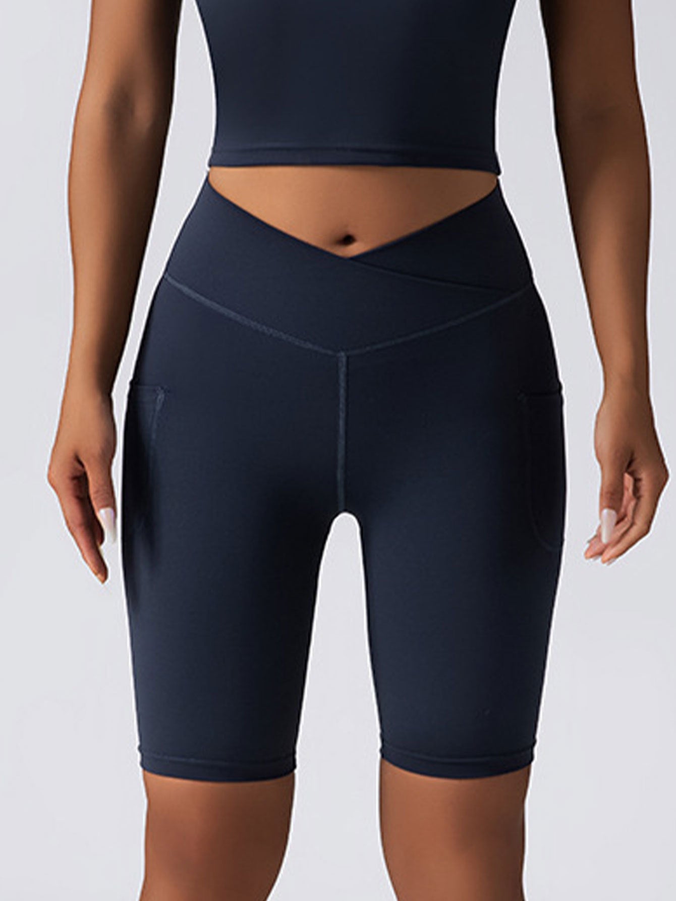 Shorts de vélo sans couture CurveFit avec contrôle du ventre