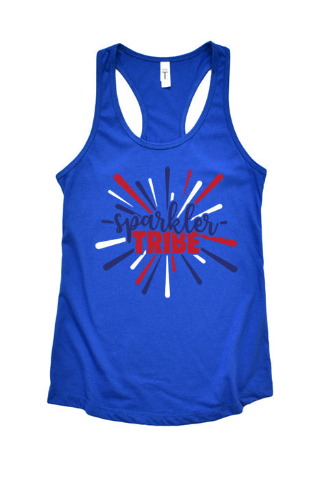 Sparkler Tribe Racerback Tank Top