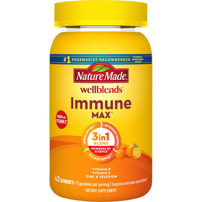 Nature Made Immune Max Gummies - Tangerine Flavor
