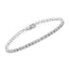 Pulsera Clásica de Tenis de Diamante Creado en Laboratorio de Oro Blanco de 14K - 7.25"