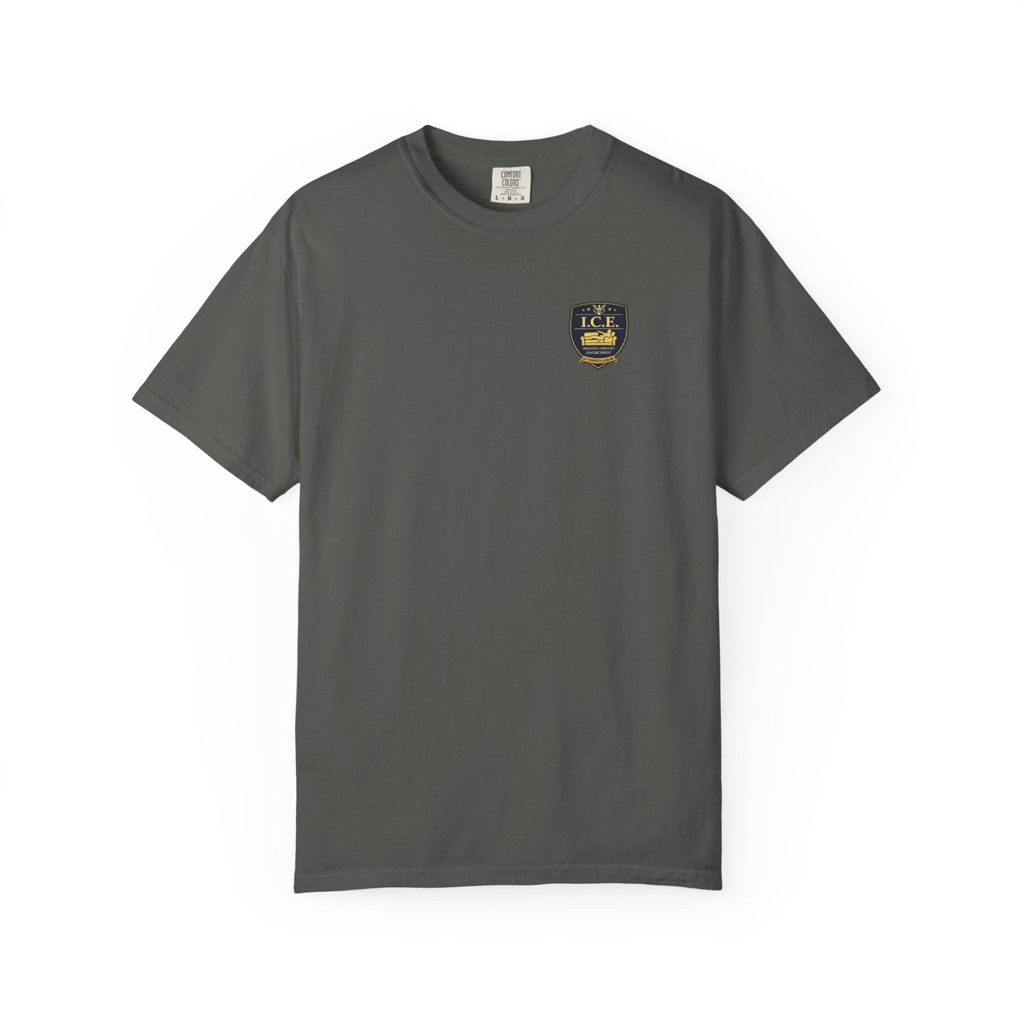I.C.E. Badge T-Shirt | Institute of Cozy Excellence Tee