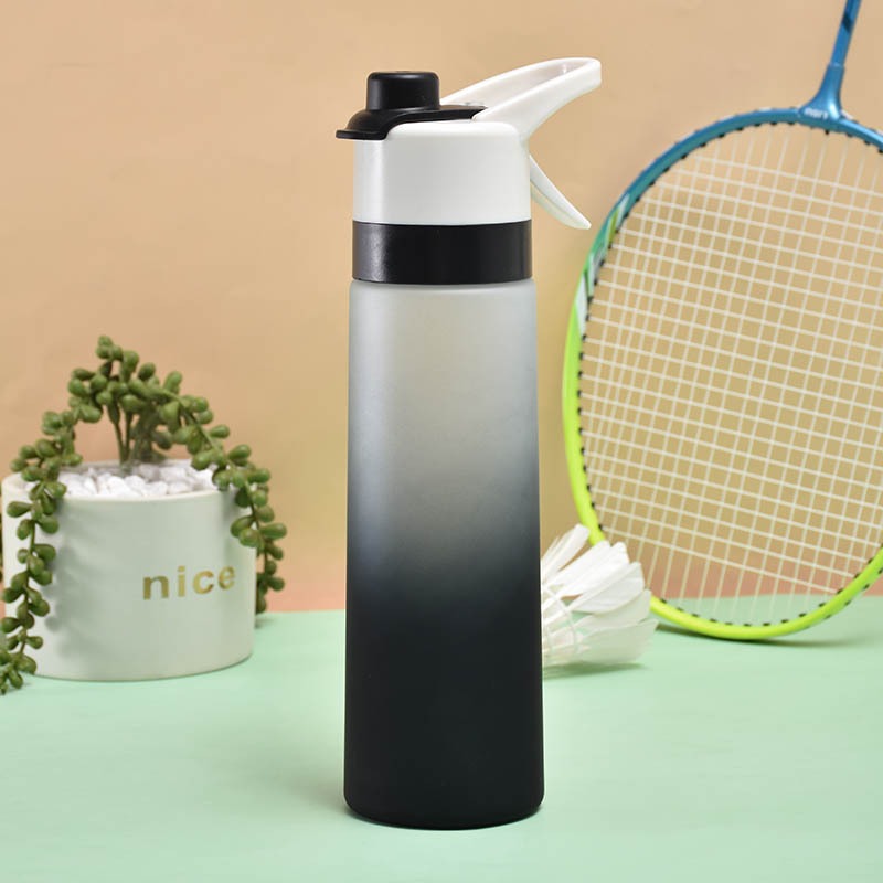 700ml frosted spray water cup outdoor sports kettle cooling water replenishment convenient advertising cup - Korvel