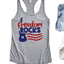 Freedom Rocks Racerback Tank Top - Korvel