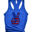 American Flag Peace Sign Tank Top