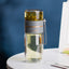 Bouteille d'eau en verre premium avec infuseur à thé