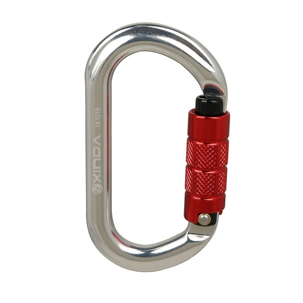 Mosquetón Premium en Forma de O con Bloqueo de Rosca para Escalada