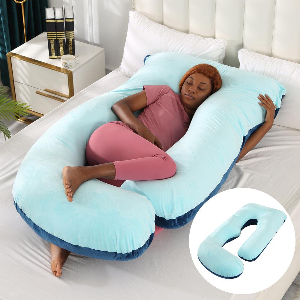 J-Shaped Pregnancy Pillow for Side Sleepers