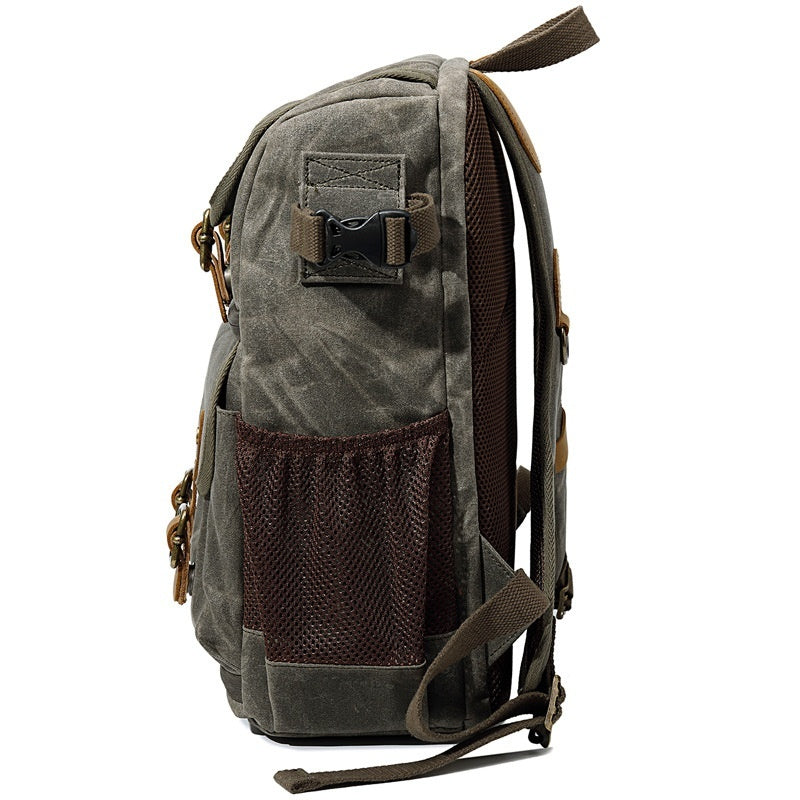 Kalier Waterproof Canvas Camera Backpack for DSLR