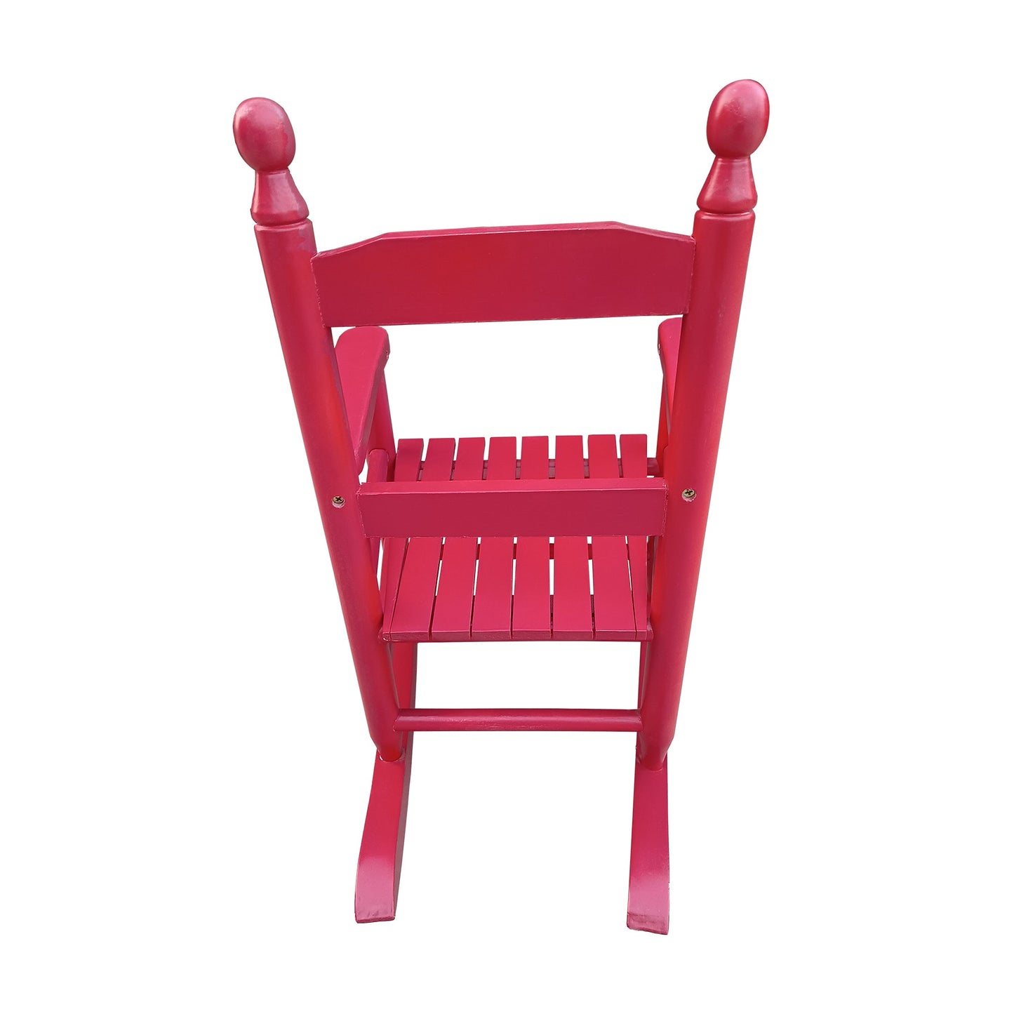 Children's rocking red chair- Indoor or Outdoor -Suitable for kids-Durable Solid Wood - Korvel