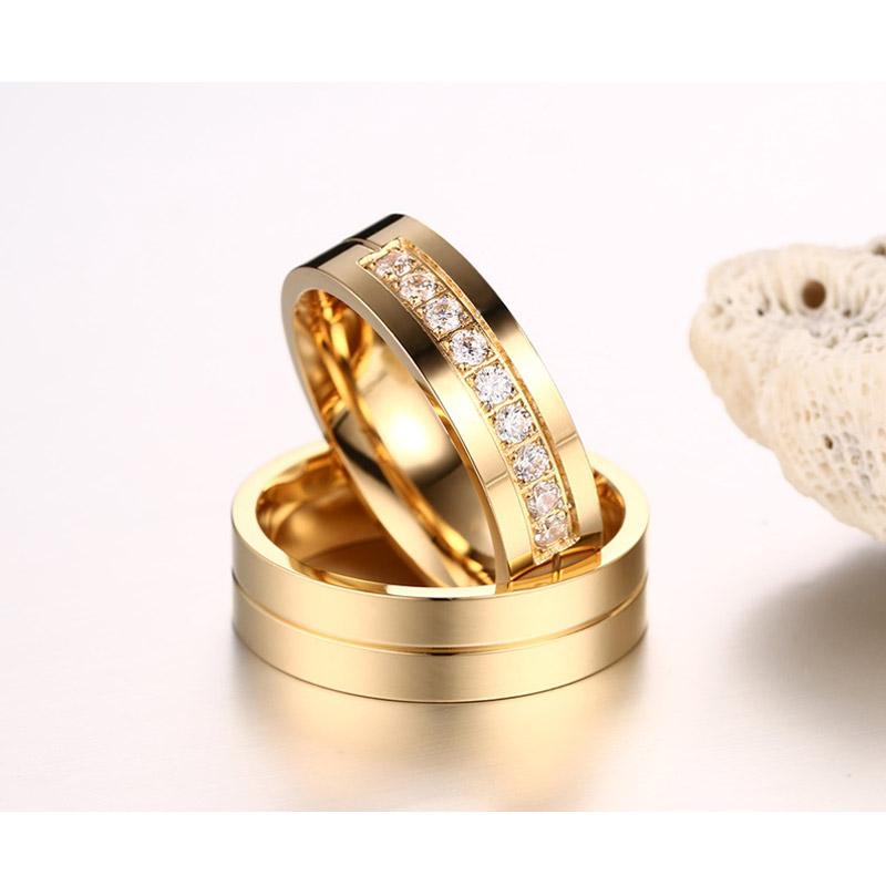Vnox Wedding Bands Rings for Women Men Promise Jewelry - Korvel