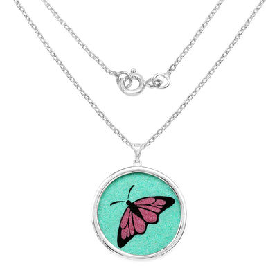 29.50 Carat Genuine Emerald Sterling Silver Pendant