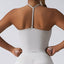 Premium Crop Top Sports Bra with Built-In Pads for Women