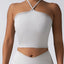 Premium Crop Top Sports Bra with Built-In Pads for Women