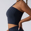 Premium Crop Top Sports Bra with Built-In Pads for Women
