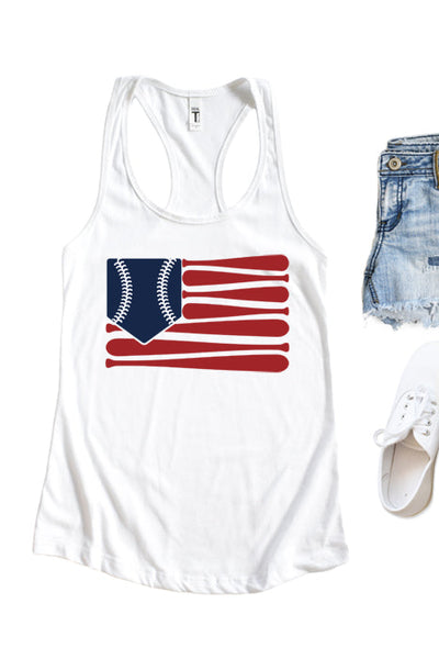 Baseball Flag 1889 Tank Top - Korvel