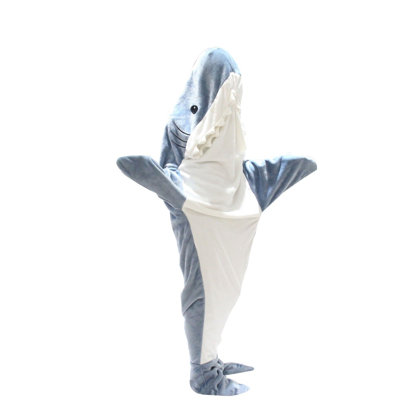 Cartoon Shark Sleeping Bag Pajamas Office Nap Shark Blanket Karakal High Quality Fabric Mermaid Shawl Blanket For Children Adult - Korvel