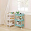 3 - tier rolling metal utility cart with wheels. Multifunctional, for kitchen, etc. Model: FRUTA - 001 1690 2090 - Korvel