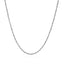 10k White Gold Solid Diamond Cut Rope Chain - 1.4mm