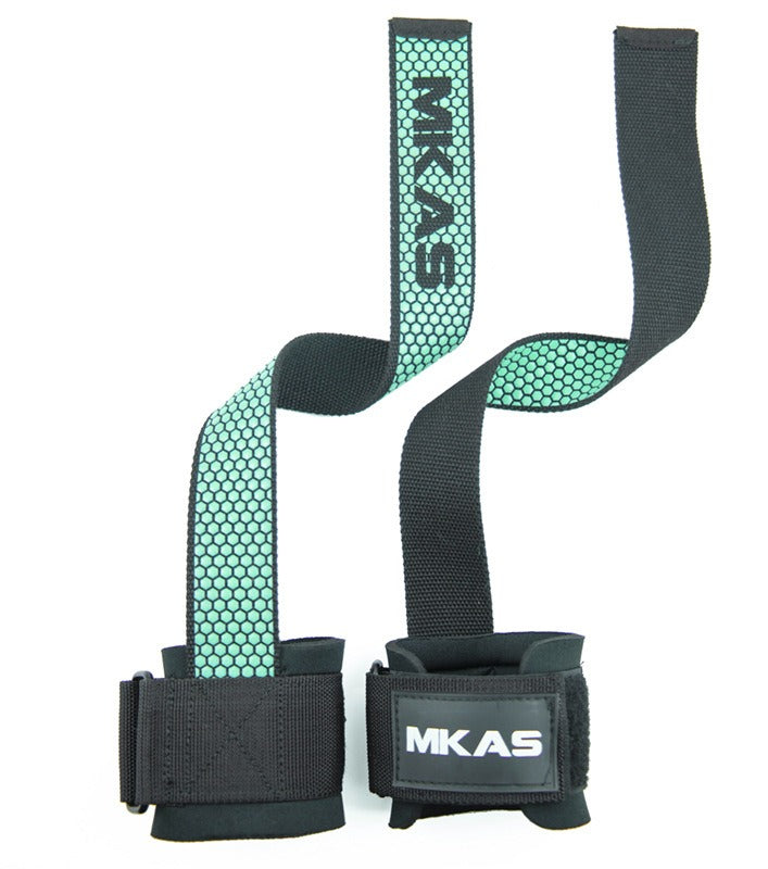 Weight Lifting Straps with Neoprene Padding for Men Women Weightlifting Powerlifting Strength Training Deadlift Wrist Straps - Korvel