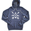 Adventure-Ready Unisex Hoodie - Camping Arrows 1891 - Korvel