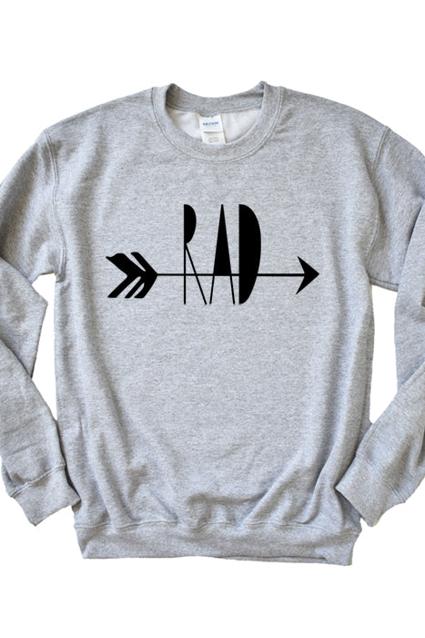 Cozy Unisex Cotton-Poly Blend Sweatshirt - RAD 1894 - Korvel