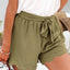 Tied Layered Scalloped Hem Shorts - Korvel