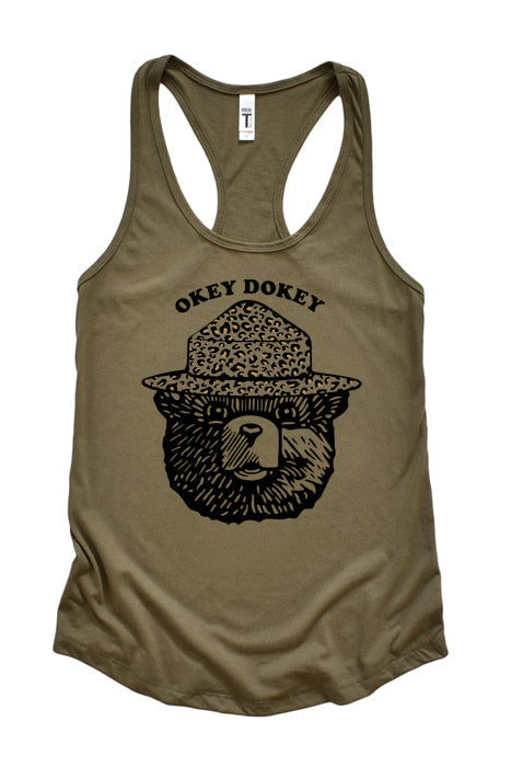 Okey Dokey Racerback Tank Top