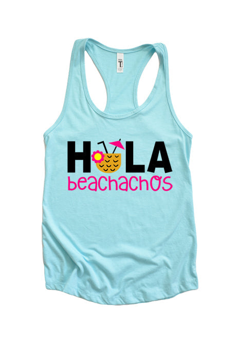 Hola Beachachos Racerback Tank Top - Korvel