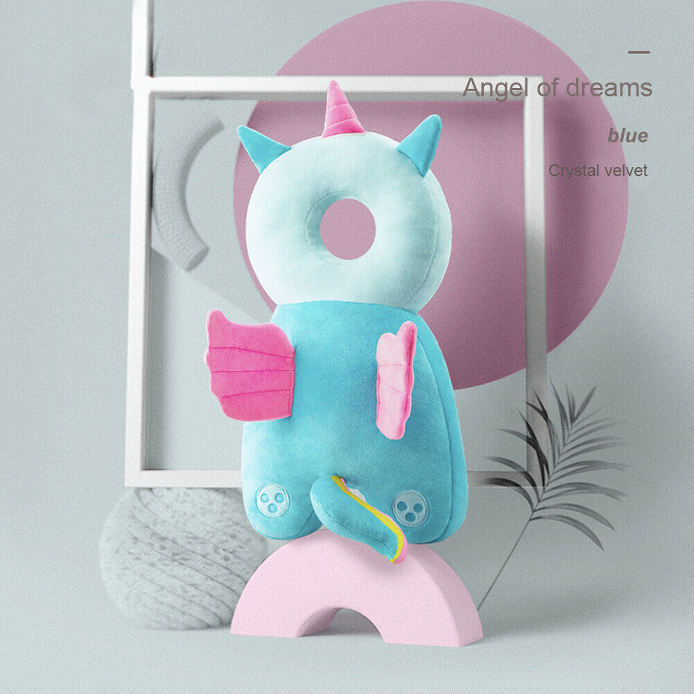 Cojín Protector de Cabeza para Bebés Unicornio Abeja para Seguridad