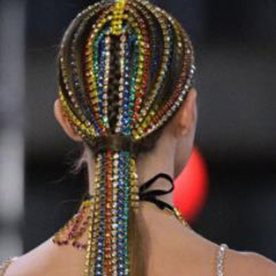 Rhinestone Long Tassel Headpiece - Premium Hair Accessory