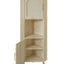 Corner cabinet ,Rattan door,Freestanding Corner Tables For Small Spaces, Corner Shelf Stand For Living Room, Kitchen, Bathroom - Korvel
