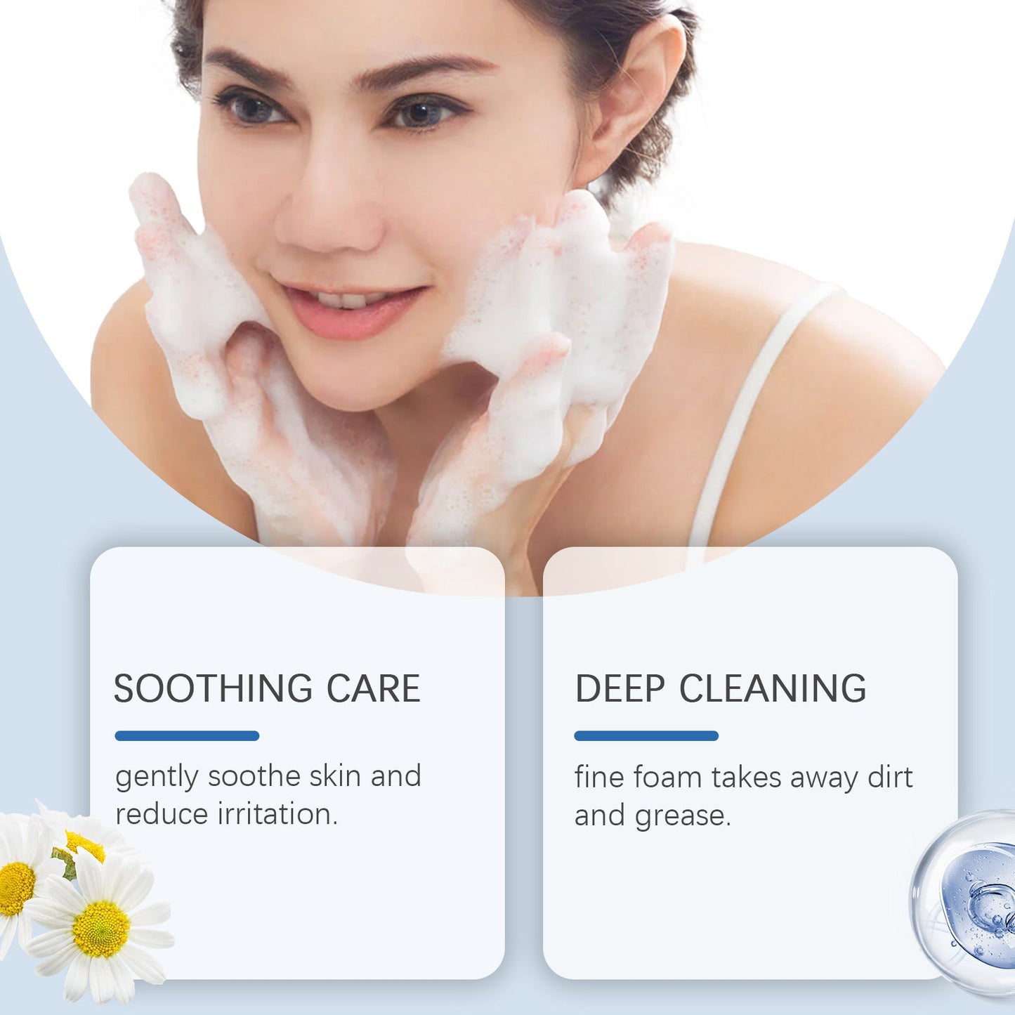 Hyaluronic Acid Cleansing Foam for Gentle Skin Care