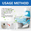 Toilet Cleaning Effervescent Tablet Household Descaling Deodorizing Odors Stains Toilet Stain Remover - Korvel