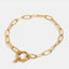 18K Gold-Plated Stainless Steel Chain Bracelet - Korvel