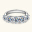 3.6 Carat Moissanite 925 Sterling Silver Ring - Korvel