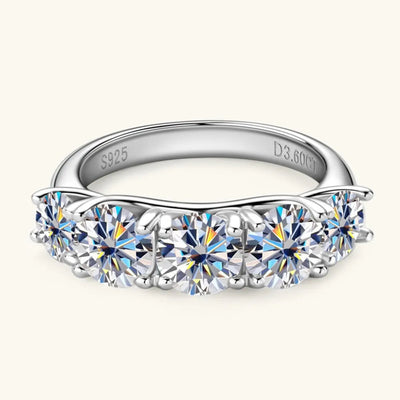 3.6 Carat Moissanite 925 Sterling Silver Ring - Korvel