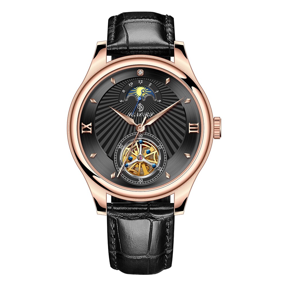 SENORS SN169 Luxury Fashion  Tourbillon Watches Automatic  Mechanical  Watches - Korvel