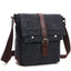 Men Business Messenger Bags For Men Shoulder Bag vintage Canvas Crossbody Pack Retro Casual Office Travel Bag - Korvel