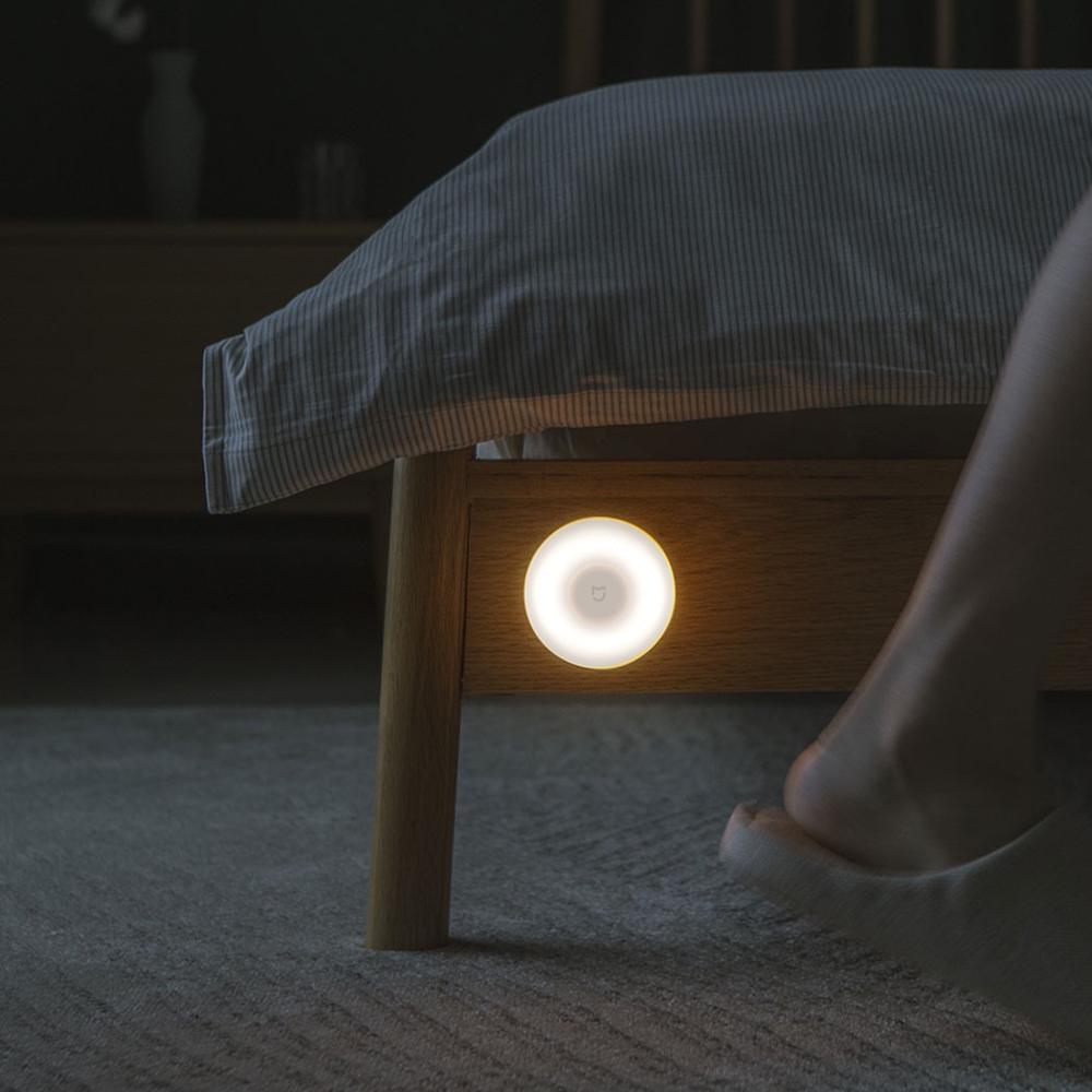 Xiaomi Mijia Night Light 2nd Generation Magnetic Attraction Night Lamp 360 Rotating Adjustable Infrared Body Sensor - Korvel