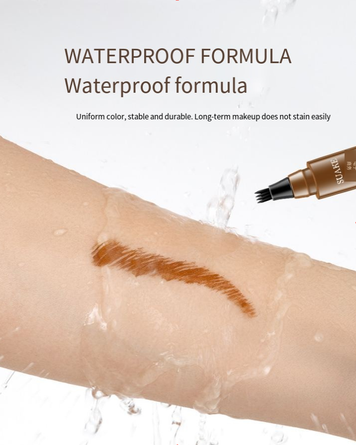 Long Lasting 5 Colors Sketch Liquid Eye Brow Pencil Waterproof Microblading Tattoo Fork Tip Eyebrow Pencil - Korvel