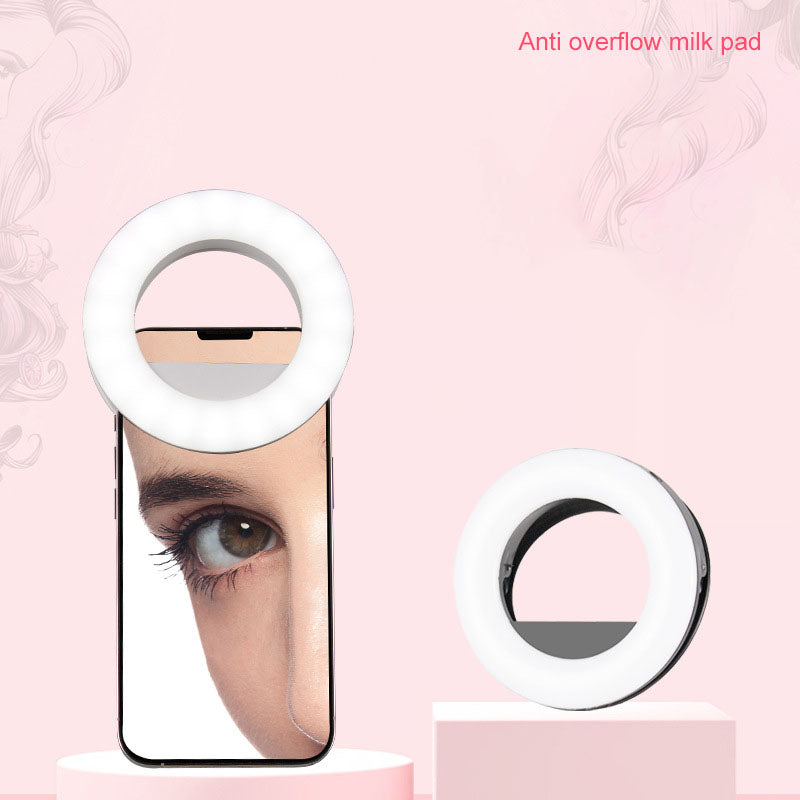 Mobile Phone Fill Light Anchor Beauty Rejuvenation Vibrato Live Charging Light LED Ring Small Indoor Selfie Universal - Korvel