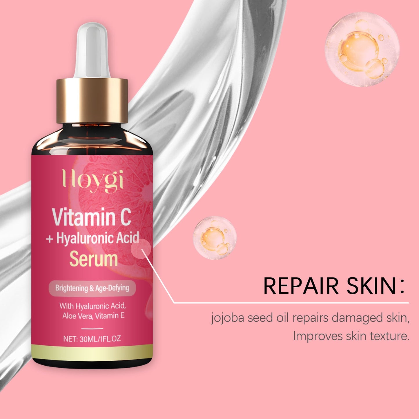 Essence de vitamine C premium pour une peau radieuse
