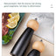 Kitchen Adjustable Coarseness Wood Pepper Grinder Mill Wooden Manual Sea Ceramic Grinding Mechanism Salt Mill - Korvel